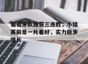 bet365官方网站app下载链接-葡萄牙队独获三连胜，小组赛前景一片看好，实力稳步增长